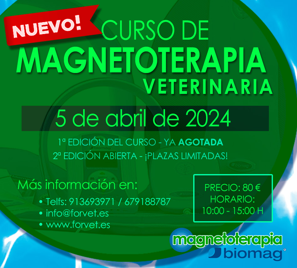Curso Magnetoterapia Veterinaria 2024